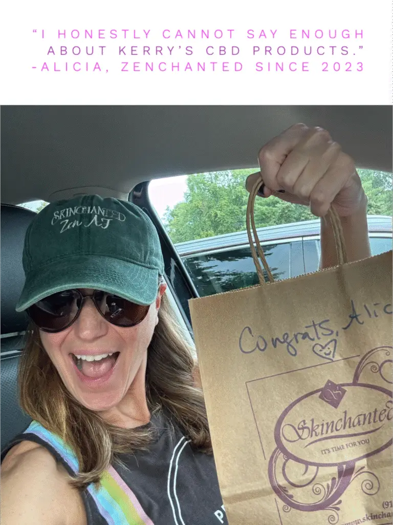 Skinchanted CBD's Big Giveaway Winner Received A Lavender Bath Bomb, CBD 1000mg Tincture, Swag and more!